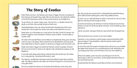 the exodus story teacher made