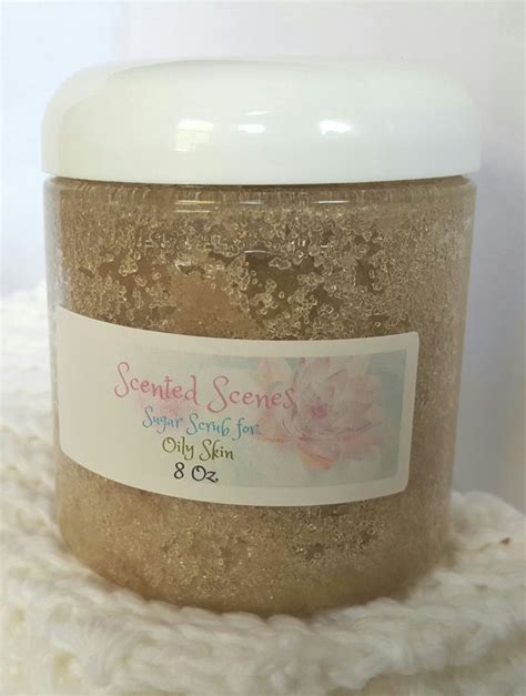 Sugar Scrubface Scrubexfoliant For Oily Skin All Natural With