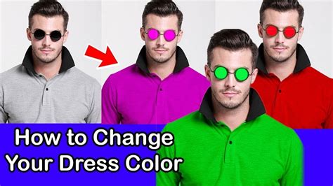 How To Change Clothes Color Youtube