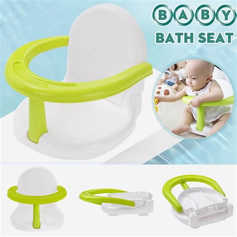 Best baby bathtub for bath lovers : Foldable Baby Bath Seat with Backrest Support Anti-Slip ...