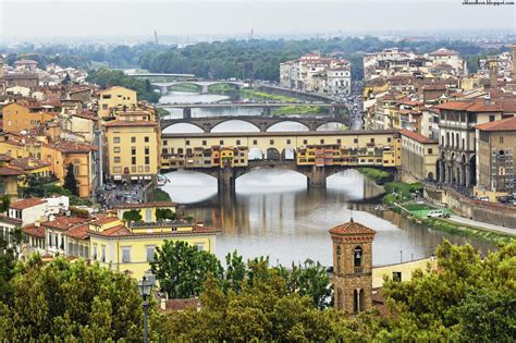 Florence Ponte Vecchio Beautiful Italian Old Bridge Arno River Italy Hd