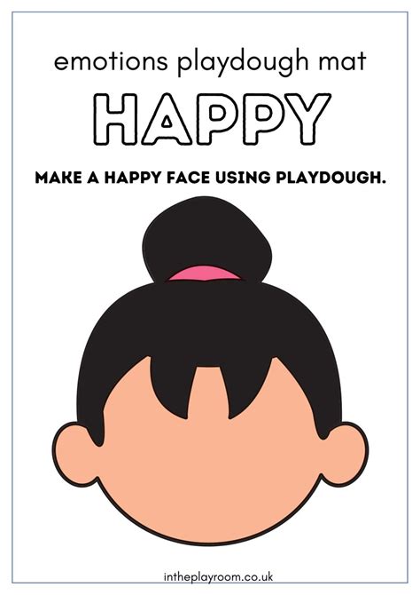 Emotions Playdough Mats Free Printable In The Playroom
