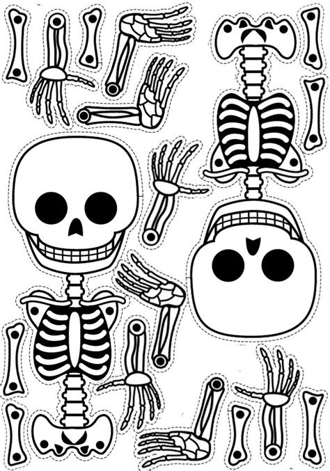 Use e abuse de todos os moldes de coruja para aplique (foto: caveirinha para imprimir! linda!!! caveira esqueleto molde | Decoraçao halloween, Halloween, Diy ...