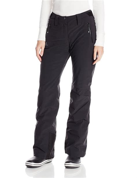 Salomon Iceglory Womens Skisnowboard Pants M Black