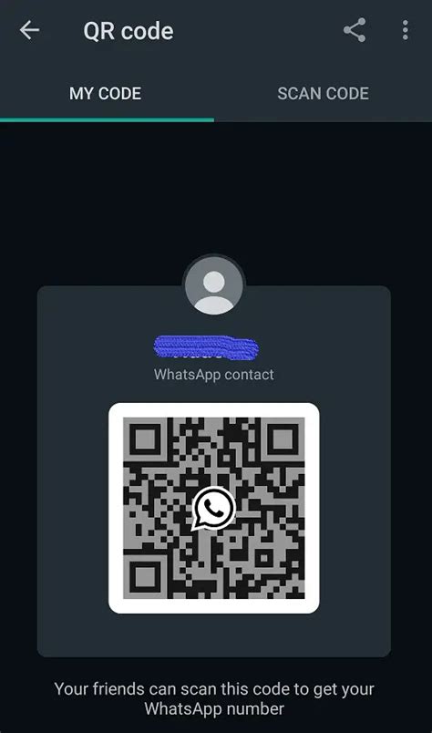 How To Save Others Contact Using Qr Code In Whatsapp