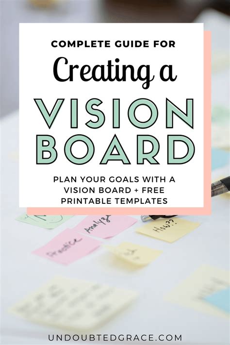 Write The Vision A Complete Guide To Creating A Vision Board Vision