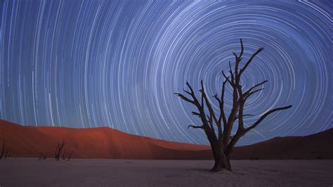 Star Trails Sossusvlei Namib Naukluft National Park