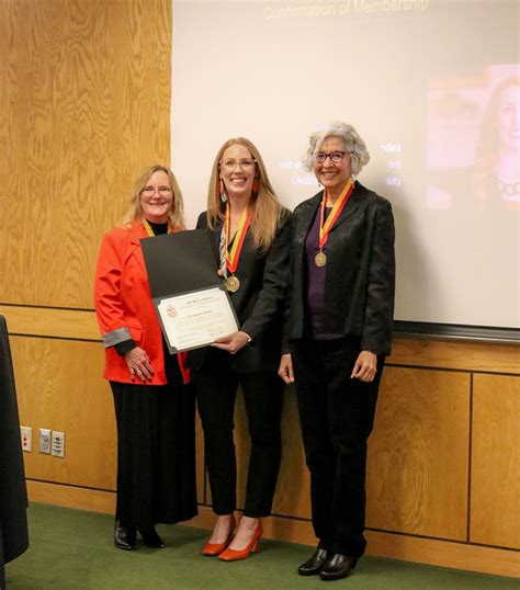 Phi Beta Delta Honor Society Inducts Provost Mendez Oklahoma State