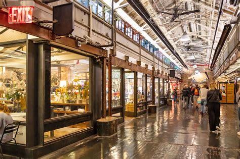 Chelsea Market In New York A Bustling Market With Excellent Food Stalls And Fashion Boutiques