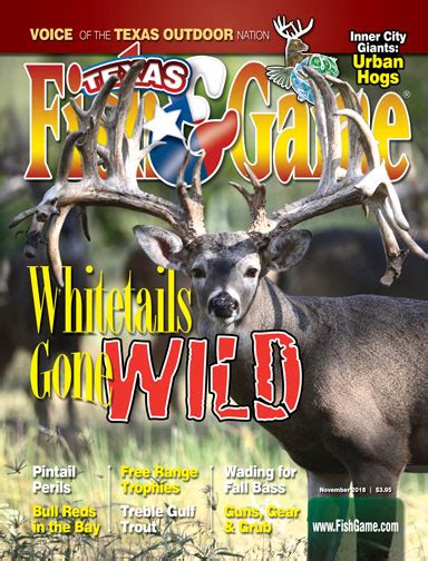 Texas Fish And Game November 2018 Texas Fish And Game Magazine