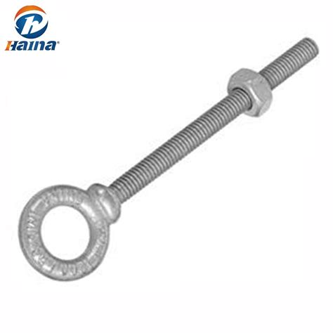 Steel Drop Forged Lifting Din 580 Eye Bolt Eye Screw Size From M6 M100
