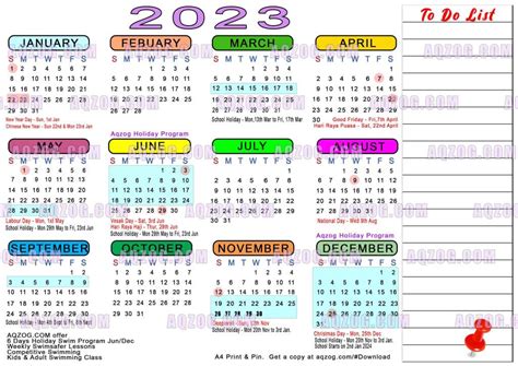 2023 Calendar Printable One Page Singapore Images And Photos Finder