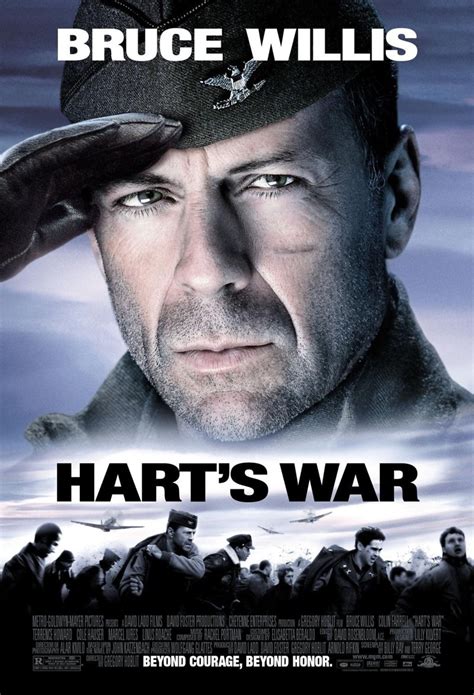 The poster is obviously trying to explain that the movie is about some type of war or conflict between two or more groups of people using a lot of guns and bullets. Hart's War DVD Release Date