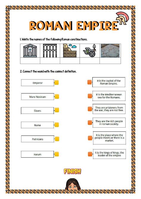 The Roman Empire Activity Live Worksheets