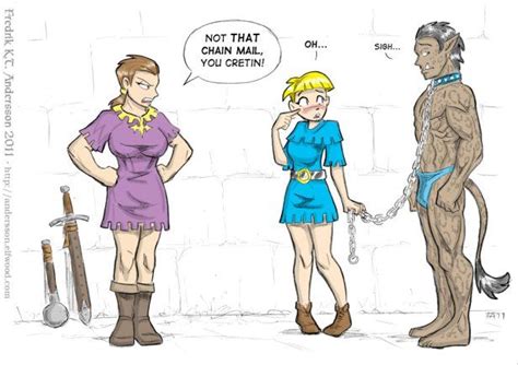 Scifi And Fantasy Art Chain Male By Fredrik K T Andersson Dandd Comic In 2019 Dnd Funny Funny