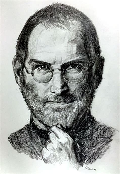 How To Draw Steve Jobs At How To Draw