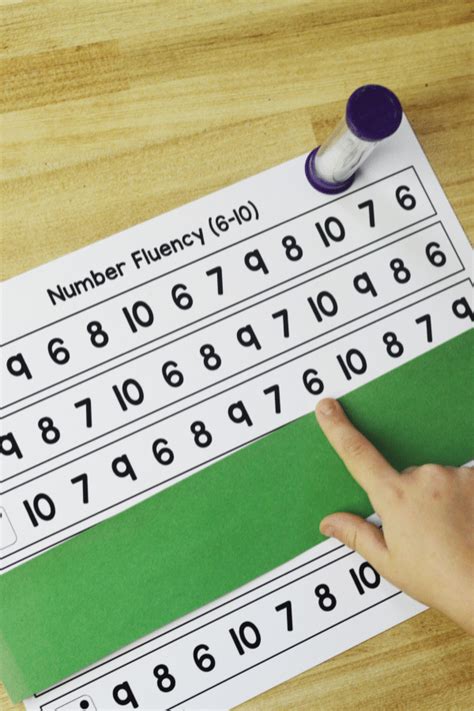 Number Fluency Math Printable Fantastic Fun And Learning
