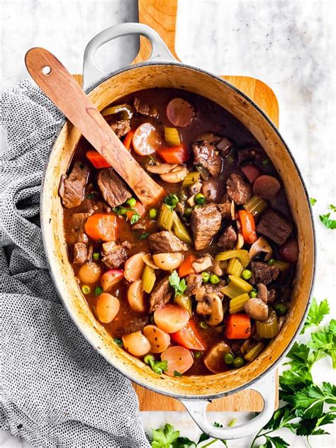 Keto Beef Stew Slow Cooker Or Oven Recipe Thm S Keto Low Carb