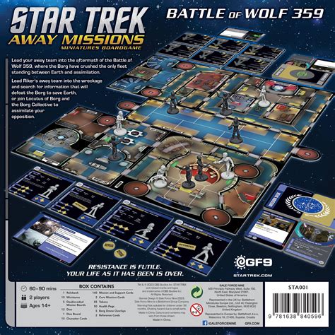 Star Trek Away Missions Battle Of Wolf 359 Gf9sta001 Southern