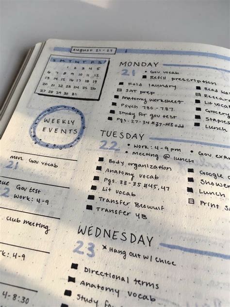 Pin En Planner Bullet Journal