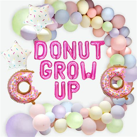 Buy Donut Grow Up Party Supplies Donut Balloon Garland Arch Kit Donut