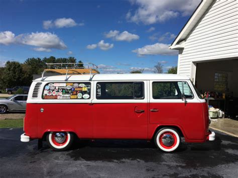 1974 Vw Volkswagen Transporter Bus Van Classic Volkswagen Busvanagon