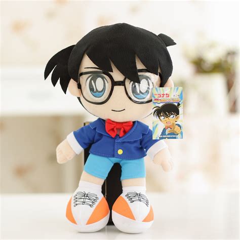 32cm Japanese Anime Detective Conan Plush Toys Case Closed Edogawa