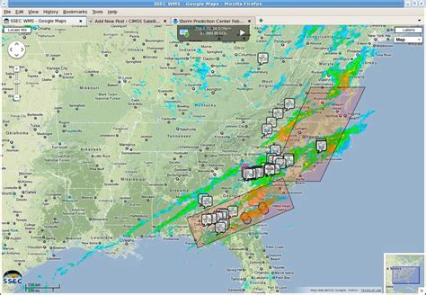 Severe Thunderstorms On East Coast Of United States