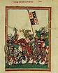 El duque Juan I de Brabante vence en la batalla de Woeringen el 5 Junio ...
