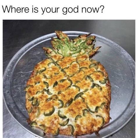 Pizza On Pineapple Meme