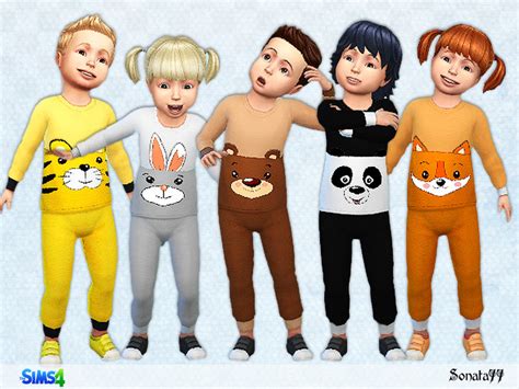 Sims 4 Ccs The Best Toddlers Set By Sonata77