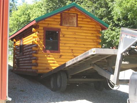 Trophy Amish Cabins Llc 10 X 20 Bunkhouse Cabinshown In The Hunter