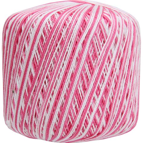 Threadart 100 Pure Cotton Multicolor Crochet Thread Size 10 Color