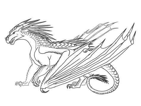 Printable Wings Of Fire Coloring Pages