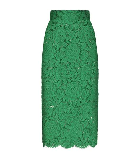 dolce and gabbana lace effect pencil skirt harrods us