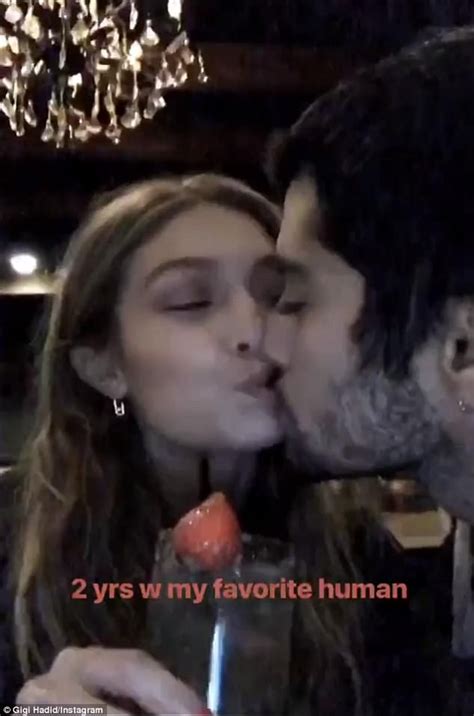 Still Going Strong Gigi Hadid Celebrated Two Years Of Dating Her