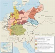 Map of Prussia 1763-1871 | Germany map, German history, Europe map