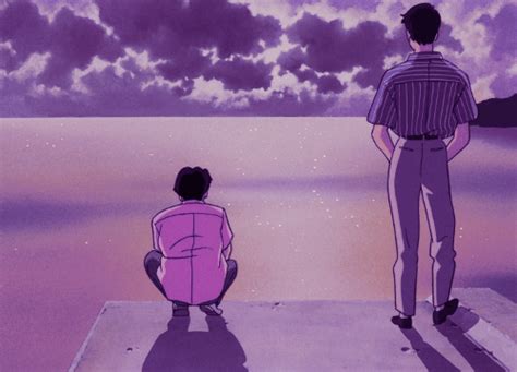 See a recent post on tumblr from @velvetmotel about purple anime gif. purple anime aesthetic | Tumblr
