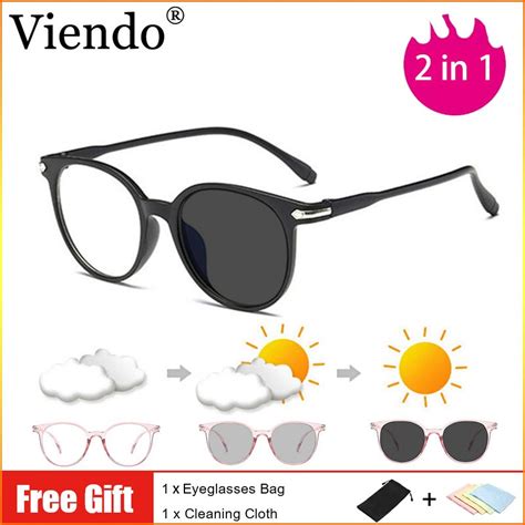 Anti Radiation Photochromic Transition Glasses For Women Men Original 2