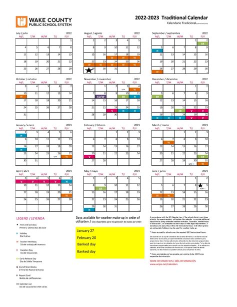 Wake County 2023 School Calendar Get Calendar 2023 Update