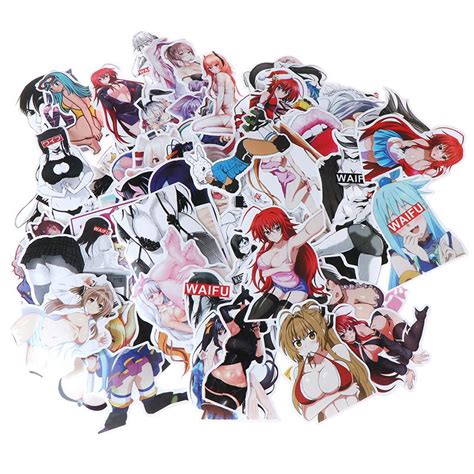 Buy 100pcs Sexy Girl Anime Sticker Diy Scrapbook Sticker At Affordable
