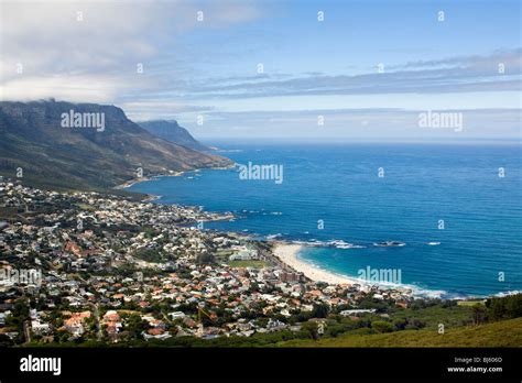 Camps Bay Beach Near Cape Town In The Western Cape Province Of South