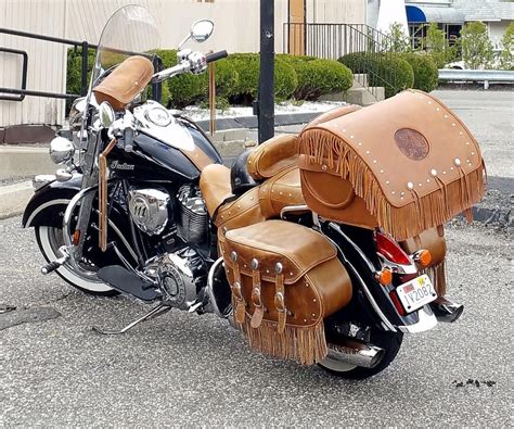 Handmade Leather Trunk Mounted On Keiths Indian Vintage With Indian