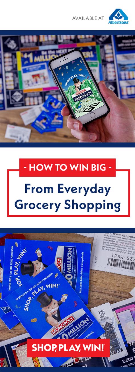 Welcome to the updated shop, play, win!® monopoly app. Wondering how you can win big while grocery shopping? With ...