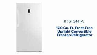 Insignia Cu Ft Garage Ready Convertible Upright Freezer White Ns
