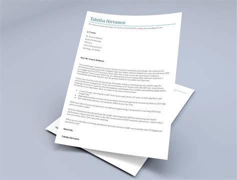 12 Cover Letter Templates For Microsoft Word Free Download