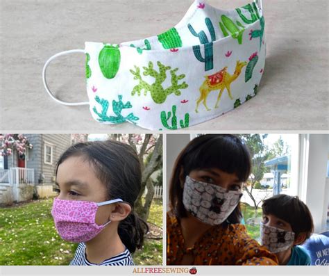 13 Diy Face Masks For Kids Free Patterns
