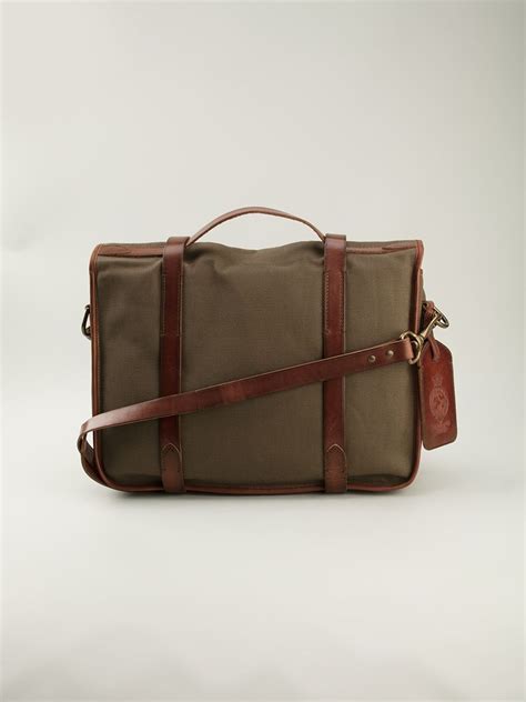 Free delivery and returns on ebay plus items for plus members. Lyst - Polo ralph lauren Leather Trim Messenger Bag in ...