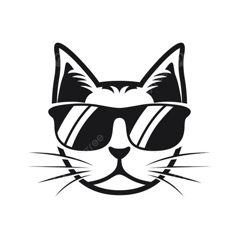Cat In Sunglasses Vector Of Cat Icon Template Download On Pngtree