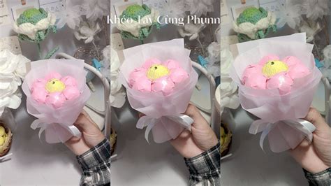 Diy Bó Hoa Kẹo Mút I A Bouquet Of Candy I Phunnhandmade Diy Youtube